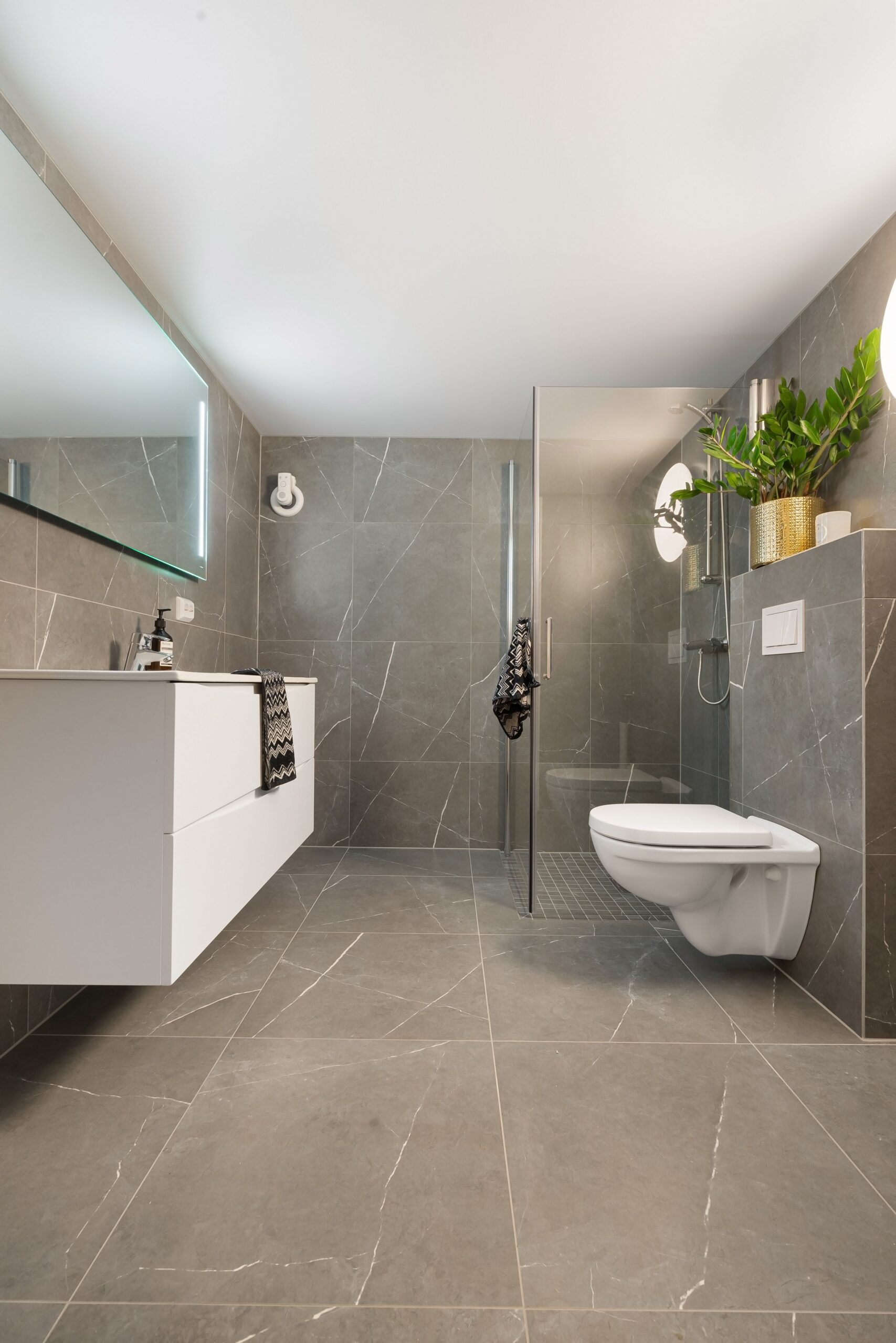 Modern Walk-In Shower Remodel in San Francisco by Sunset Remodeling & Design